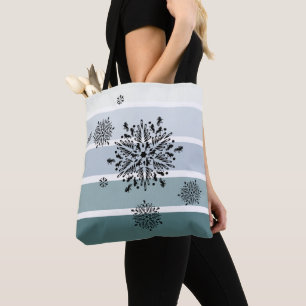 Eiskristalle mit Tölter Tasche Tote Bag