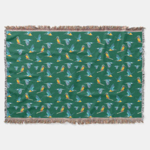 Eisvogel-Muster Leggings Throw Blanket