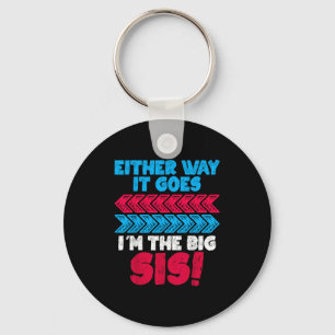 Either Way I’m In Charge Funny Confident Sibling A Keychain