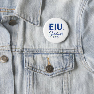 EIU Block Letter 2 Inch Round Button
