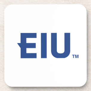 EIU Block Letter Coaster