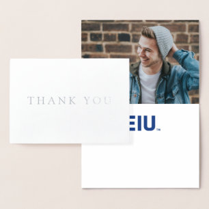 EIU Block Letter Foil Card