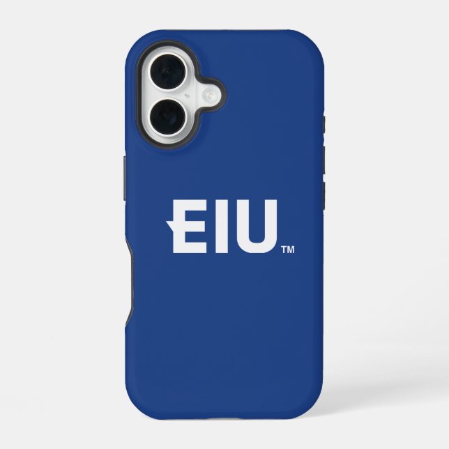 EIU Block Letter iPhone 16 Case (Back)