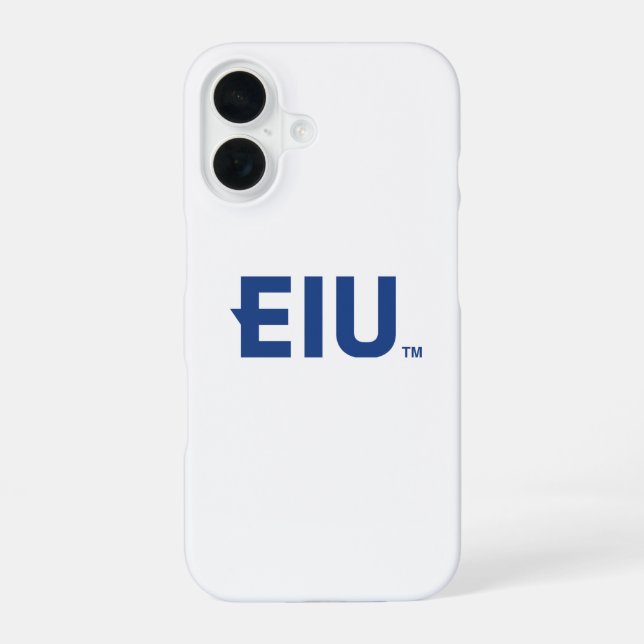 EIU Block Letter iPhone 16 Case (Back)