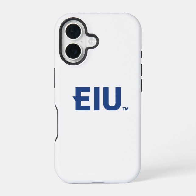 EIU Block Letter iPhone 16 Case (Back)