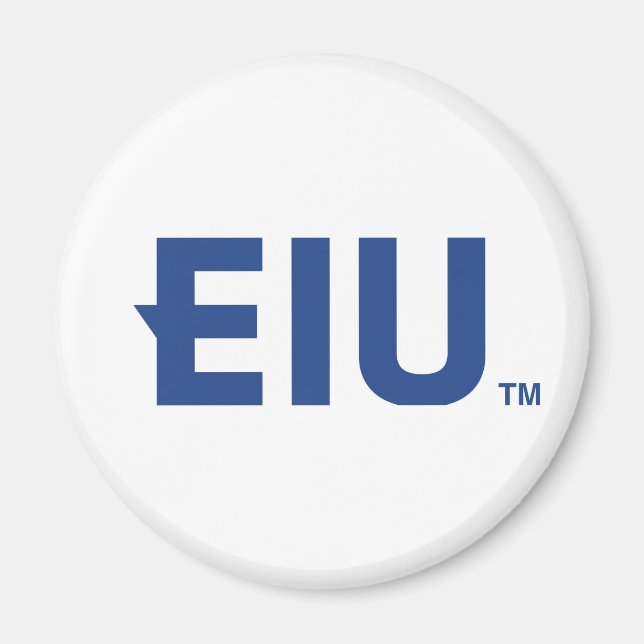 EIU Block Letter Magnet (Front)