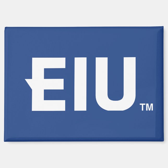 EIU Block Letter Magnet (Front)