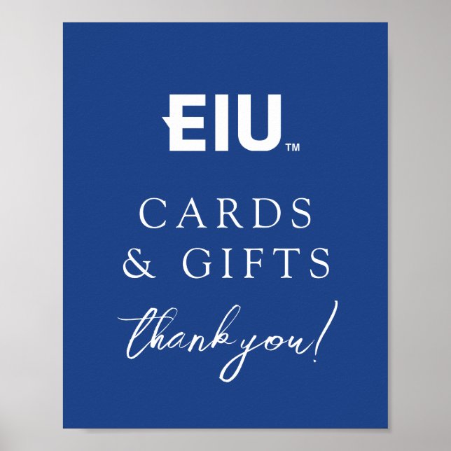EIU Block Letter Poster (Front)