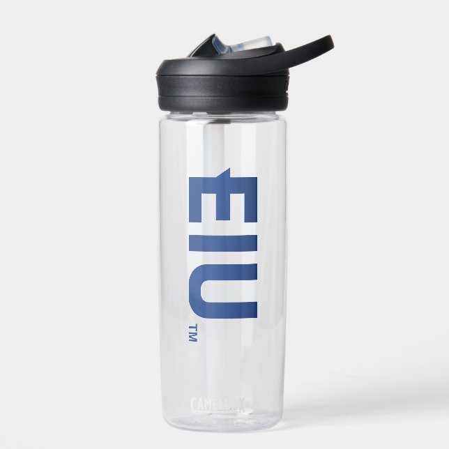 EIU Block Letter Water Bottle (Left)
