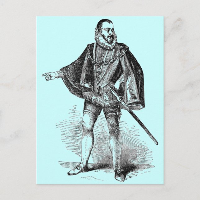 Eizabethan Costumes Postcard (Front)