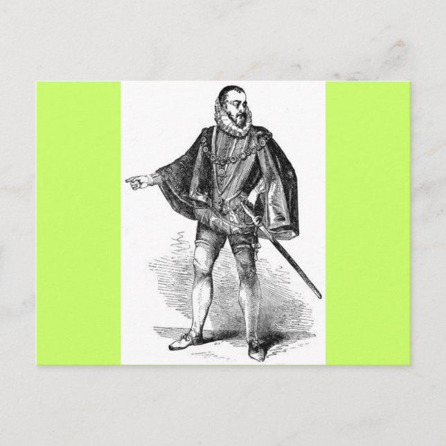 Eizabethan Costumes Postcard (Front)