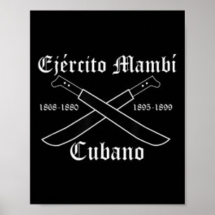 Ejercito Mambi Cubano Cuban War Of Independence Cu Poster