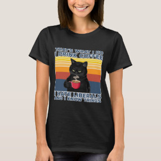 Ejnl Vintage I Drink Coffee I Hate T-Shirt