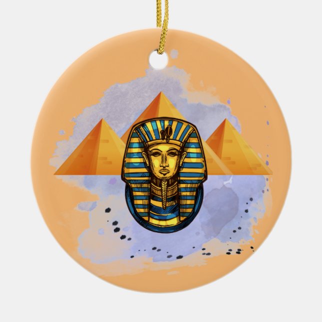 ejypt ceramic ornament (Front)