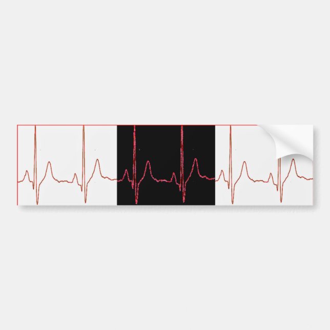 EKG BUMPER STICKER (Front)