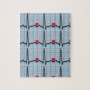 EKG Strips Jigsaw Puzzle