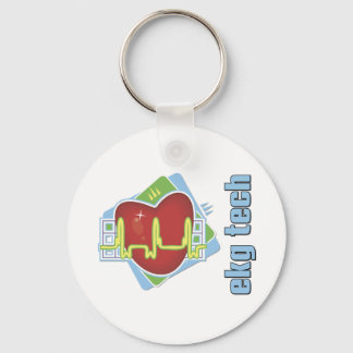 EKG Tech Keychain