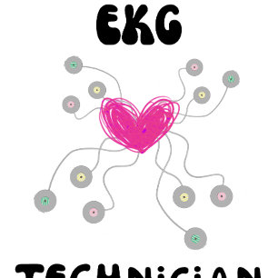 EKG Technician electrocardiogram  T-Shirt