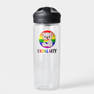 Ekoalaty Equality Gay Koala Bear Funny LGBT Rainbo Water Bottle