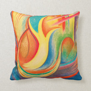 Ekstatse, Karl Wiener Throw Pillow