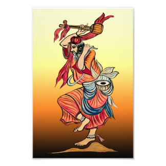Ektara Baul Poster wall Hanging Fine Art(8''x12'')