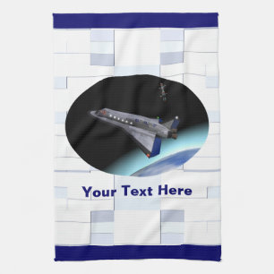 El Al Maslool Space Shuttle Kitchen Towel