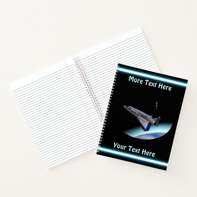 El Al Maslool Space Shuttle Notebook (Inside)