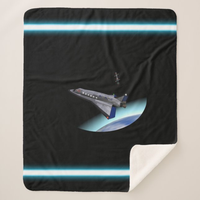 El Al Maslool Space Shuttle Sherpa Blanket (Front)