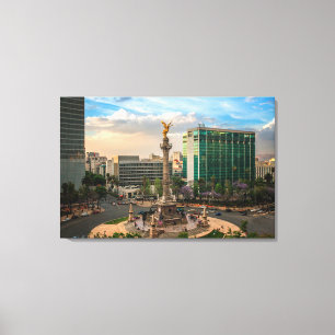 El Angel De Independencia Canvas Print