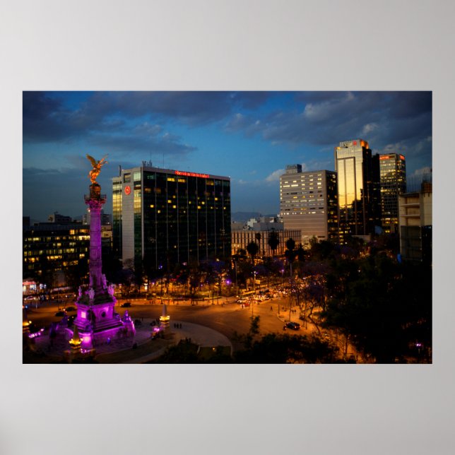 El Angel De Independencia, Mexican Landmark Poster (Front)