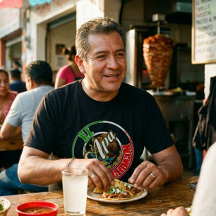 El Apa Papa Mas Chingon Mexican Mexico Print pride T-Shirt