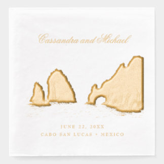 El Arco |  Cabo San Lucas MEXICO Foil Napkins
