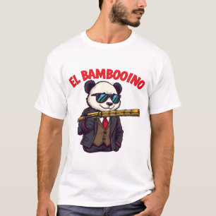 ''El Bambooino'' funny panda T-Shirt