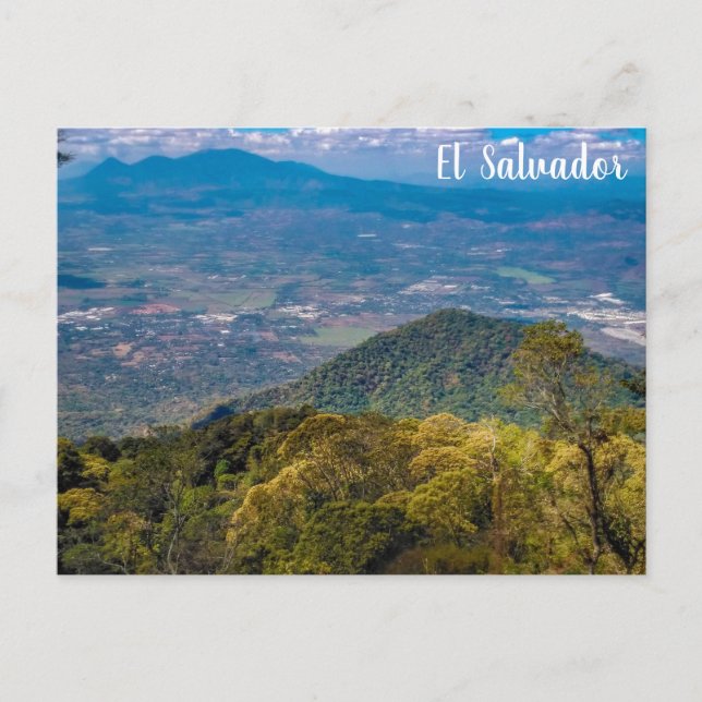 El Boquerón National Park View, El Salvador Postcard (Front)