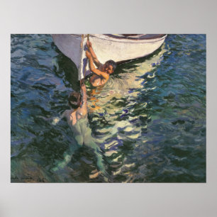 El Bote Blanco Poster