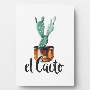 El Cactus Plaque