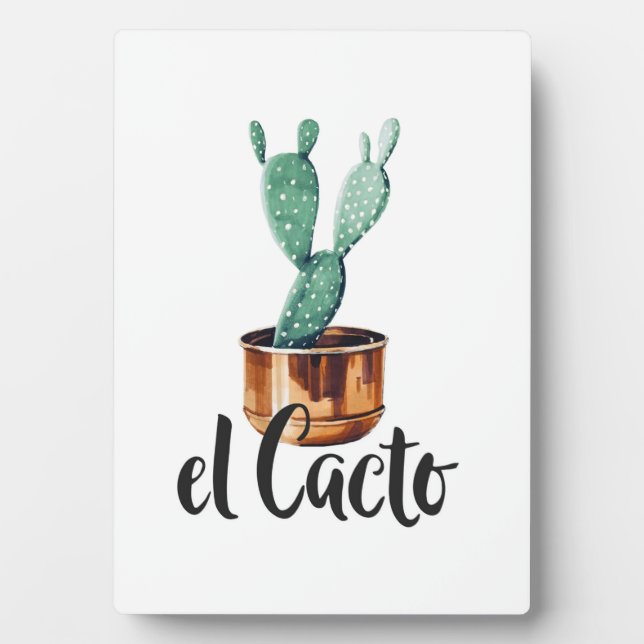 El Cactus Plaque (Front)