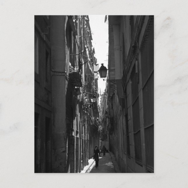 El Callejon Postcard (Barcelona, Spain) (Front)