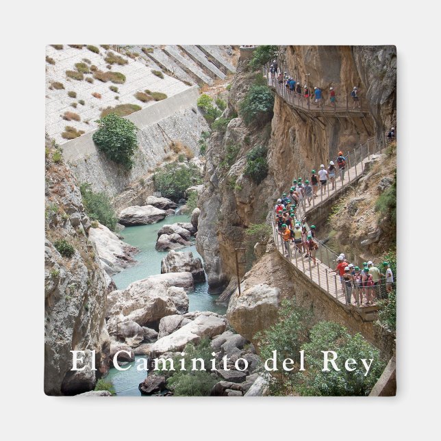 El Caminito del Rey. View 1 Magnet (Front)