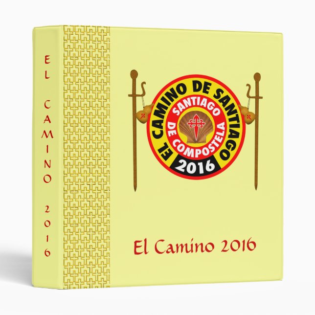 El Camino de Santiago 2016 Binder (Front/Spine)
