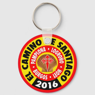 El Camino de Santiago 2016 Keychain