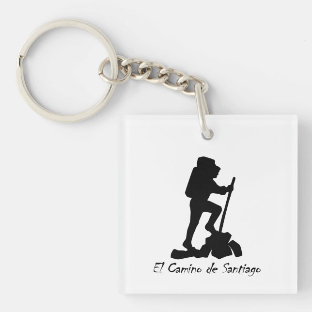 El Camino de Santiago  -  Bucket List Hike Keychain (Front)