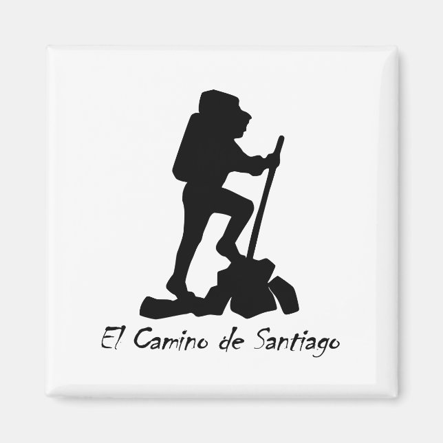 El Camino de Santiago  -  Bucket List Hike Magnet (Front)