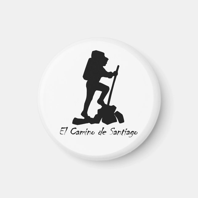 El Camino de Santiago  -  Bucket List Hike Magnet (Front)