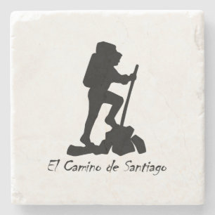 El Camino de Santiago  -  Bucket List Hike Stone Coaster