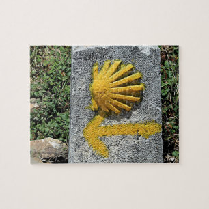 El Camino de Santiago de Compostela, Spain, shell Jigsaw Puzzle