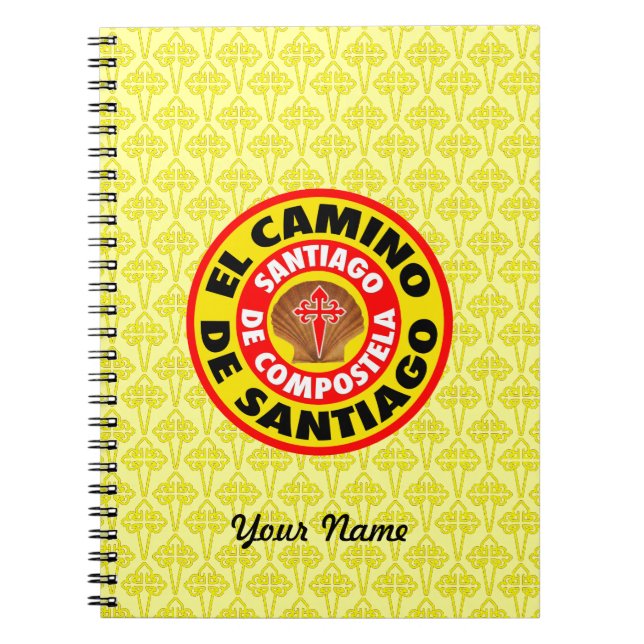 El Camino De Santiago Notebook (Front)