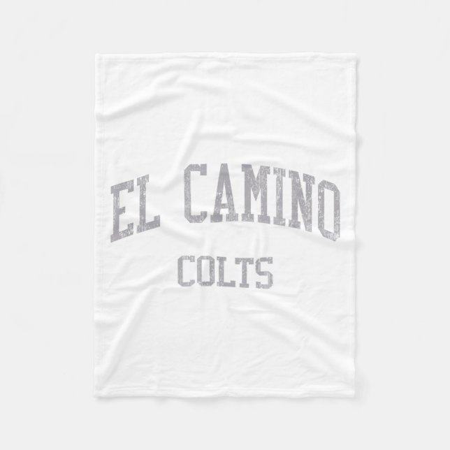 El Camino High School Hs South San Francisco Ca Vi Fleece Blanket (Front)