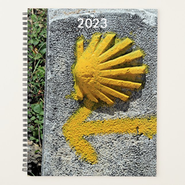 El Camino marqueur année planificateur 2023 (Devant)