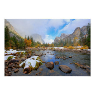 El Capitan and Three Brothers Poster